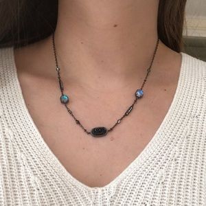 Kendra Scott Maddie Necklace - Gunmental